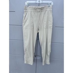 Lululemon Beyond the Studio Crop Pants Unlined Trench /beige Size 8 1st Release